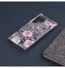 Husa pentru Samsung Galaxy S22 Ultra 5G - Techsuit Marble Series - Bloom of Ruth Gray