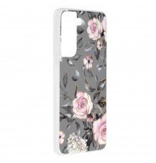 Husa pentru Samsung Galaxy S21 FE 5G - Techsuit Marble Series - Bloom of Ruth Gray