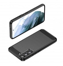 Husa pentru Samsung Galaxy S22 Plus 5G - Techsuit Carbon Silicone - Neagra