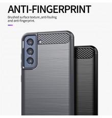 Husa pentru Samsung Galaxy S22 Plus 5G - Techsuit Carbon Silicone - Neagra