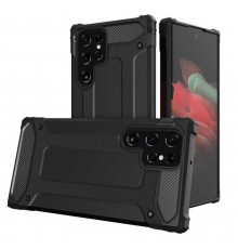 Husa pentru Samsung Galaxy S22 Ultra 5G Techsuit Safe Wallet Plus, Neagra