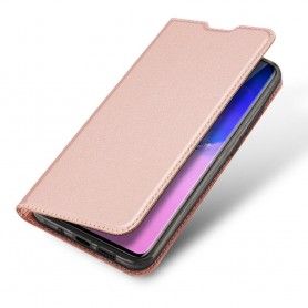 Husa Flip Tip Carte DuxDucis Skin Pro pentru Samsung S20 Ultra, Rose Gold