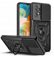 [PACHET 360] - Husa Defense360 + Folie de protectie - Samsung Galaxy A23 4G / Galaxy A23 5G, Neagra