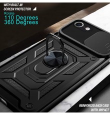 Husa pentru iPhone 6/ 6S - Techsuit CamShield Series - Neagra