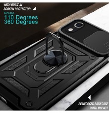 Husa pentru iPhone XR - Techsuit CamShield Series - Neagra