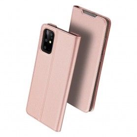 Husa Flip Tip Carte DuxDucis Skin Pro pentru Samsung S20+ Plus, Rose Gold