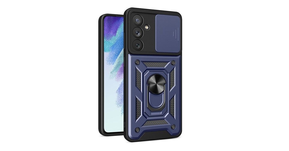 Husa carcasa Spate pentru Samsung Galaxy A54 - CamShield Series - Albastra