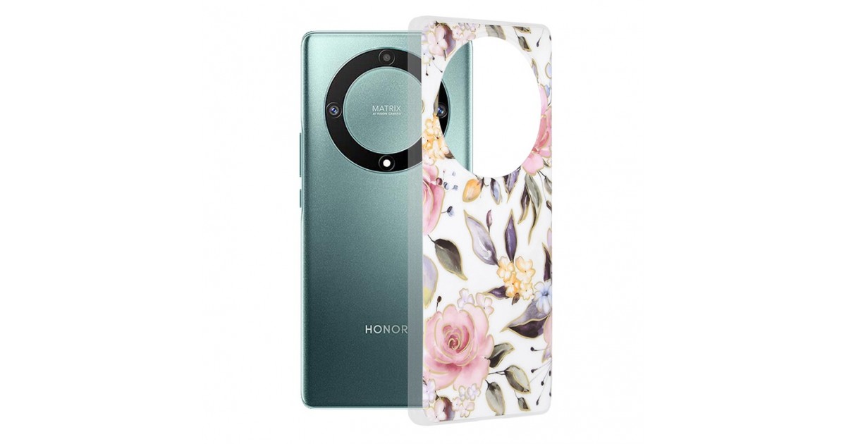 Husa pentru Honor Magic5 Lite - Techsuit Marble Series - Chloe Alba