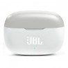 Casti in-ear Bluetooth cu microfon TWS - JBL (Wave 200) - Alb