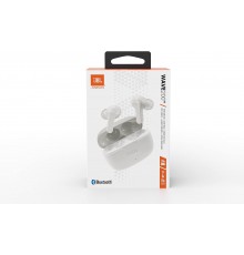 Casti in-ear Bluetooth cu microfon TWS - JBL (Wave 200) - Alb