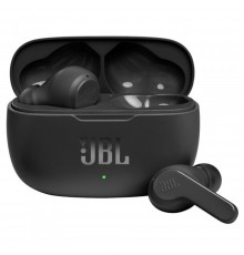 Casti in-ear Bluetooth cu microfon TWS - JBL (Wave 200) - Negru