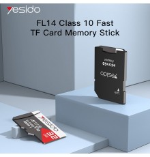 Yesido - Memory Card (FL14) - USB 2.0, High Speed File Data Transmission, 128GB - Negru