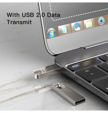 Yesido - Memory Stick (FL13) - USB 2.0, 128GB, Waterproof, Zinc Alloy Shell - Gold