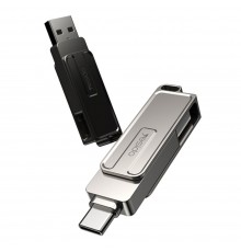 Yesido - Memory Stick (FL17) - OTG, USB, Type-C, 5Gbps, 128GB - Argintiu