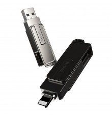 Yesido - Memory Stick (FL16) - OTG, USB, Lightning, 5Gbps, 256GB - Argintiu