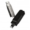 Yesido - Memory Stick (FL16) - OTG, USB, Lightning, 5Gbps, 256GB - Argintiu