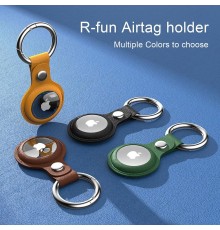Husa pentru AirTag (set 2) - Techsuit Secure Leather Holder (SLH1) - Multicolor