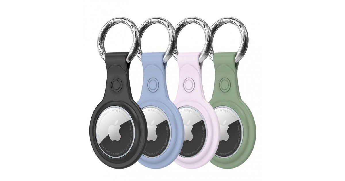 Husa Apple AirTag (set 4) - Dux Ducis Secure Holder - Multicolor