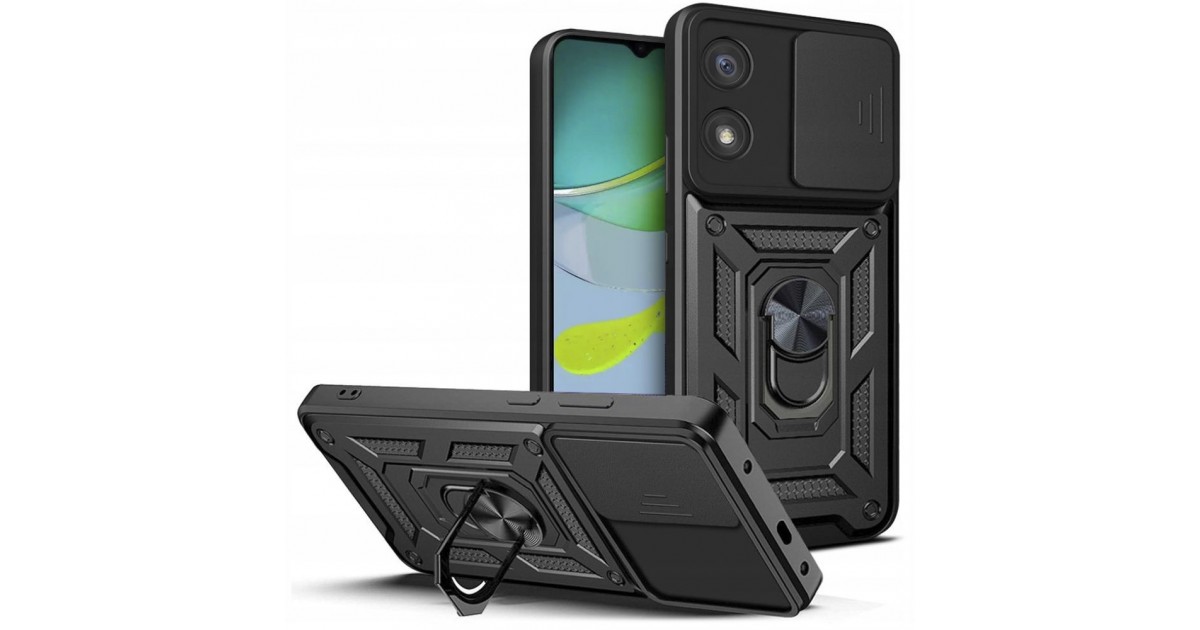 Husa pentru Motorola Moto E13 - Techsuit CamShield Series - Neagra