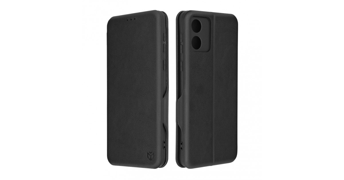 Husa pentru Motorola Moto E13 Techsuit Safe Wallet Plus, Neagra