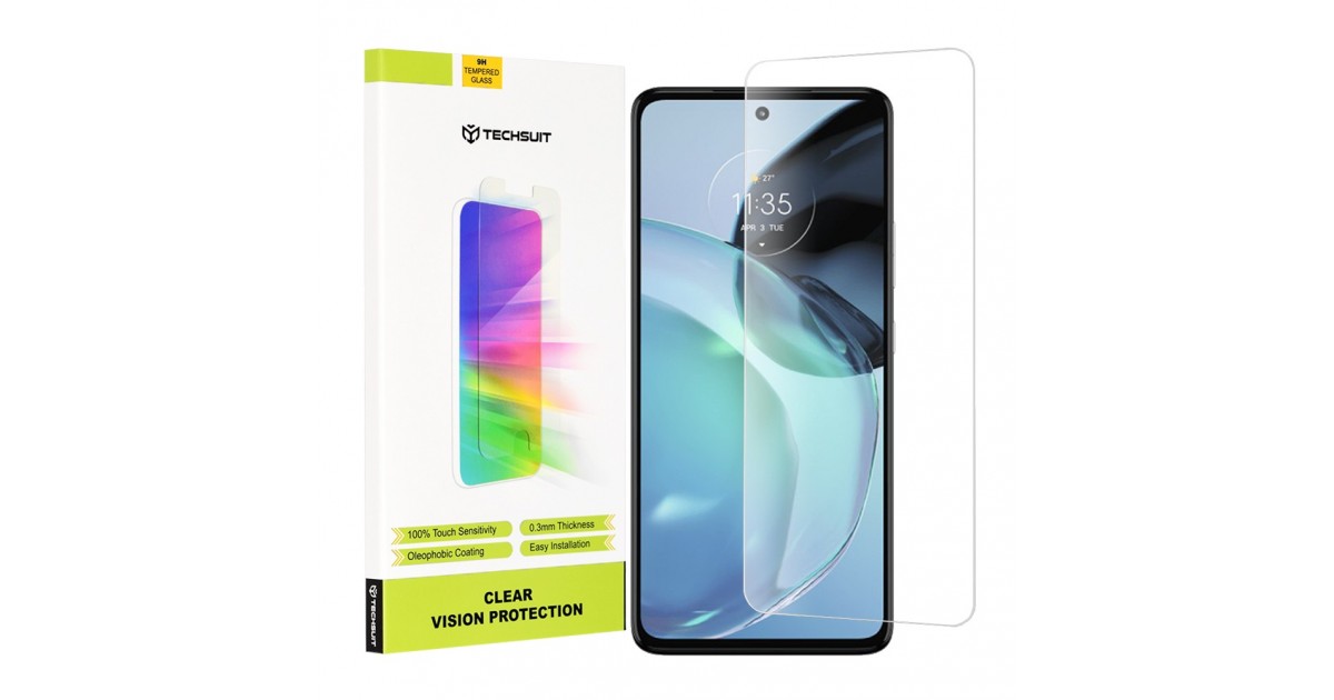 Folie pentru Motorola Moto G72 - Techsuit Clear Vision Glass - Transparent