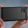 Husa pentru Motorola Moto G72 - Techsuit Carbon Silicone - Neagra