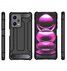 Husa pentru Xiaomi Redmi Note 12 Pro 5G / Poco X5 Pro - Techsuit Hybrid Armor - Neagra