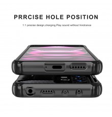 Husa pentru Xiaomi Redmi Note 12 Pro 5G / Poco X5 Pro - Techsuit Hybrid Armor - Neagra