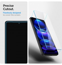 Folie pentru Xiaomi Redmi Note 12 Pro 5G / 12 Pro+ / Poco X5 Pro (set 2) - Spigen Glas.tR Slim - Clear