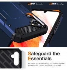 Husa pentru Samsung Galaxy S23 FE - Techsuit Hybrid Armor Kickstand - Albastra