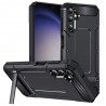 Husa pentru Samsung Galaxy S23 FE - Techsuit Hybrid Armor Kickstand - Neagra