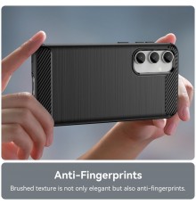 Husa pentru Samsung Galaxy S23 FE - Techsuit Carbon Silicone - Neagra