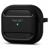 Husa pentru Apple AirPods 3 - Spigen Rugged Armor - Neagra