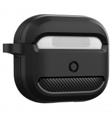 Husa pentru Apple AirPods 3 - Spigen Rugged Armor - Neagra