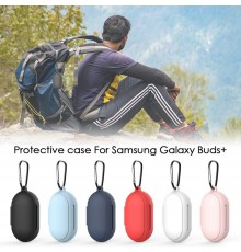 Husa Techsuit - Silicone Case pentru Samsung Galaxy Buds + / Buds, Smooth Ultrathin Material - Negru