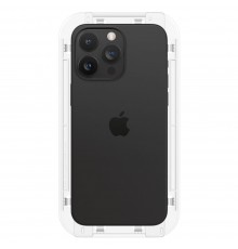 Folie pentru iPhone 15 Pro Max (set 2) - Spigen Glas.TR EZ FIT - Negru