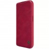 Husa pentru iPhone 15 Pro Max - Nillkin QIN Pro Leather Case - Rosie