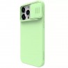 Husa pentru iPhone 15 Pro Max - Nillkin CamShield Silky MagSafe Silicone - Verde menta Verde