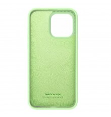 Husa pentru iPhone 15 Pro Max - Nillkin CamShield Silky MagSafe Silicone - Verde menta Verde