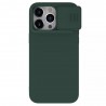 Husa pentru iPhone 15 Pro Max - Nillkin CamShield Silky MagSafe Silicone - Foggy Verde