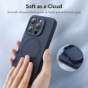 Husa pentru iPhone 15 Pro Max - ESR Cloud Soft HaloLock - Albastra inchisa