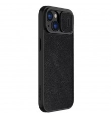Husa pentru iPhone 15 - Nillkin QIN Leather Case - Neagra