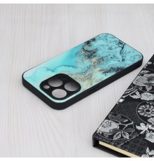 Husa pentru iPhone 15 Pro - Techsuit Glaze Series - Albastra Ocean