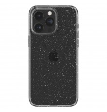 Huse pentru iPhone 15 Pro - Spigen Liquid Crystal Glitter - Crystal Quartz