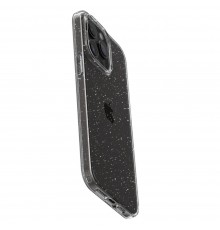 Huse pentru iPhone 15 Pro - Spigen Liquid Crystal Glitter - Crystal Quartz