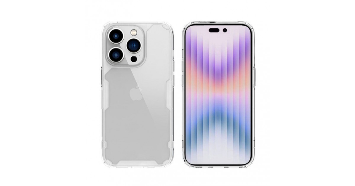 Husa pentru iPhone 15 Pro - Nillkin Nature TPU PRO MagSafe Case - Transparent