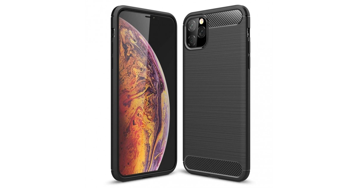 Husa Tpu Carbon pentru iPhone 11 Pro Max , Neagra