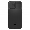 Husa iPhone 15 Pro - Spigen Optik Mag Armor - Neagra