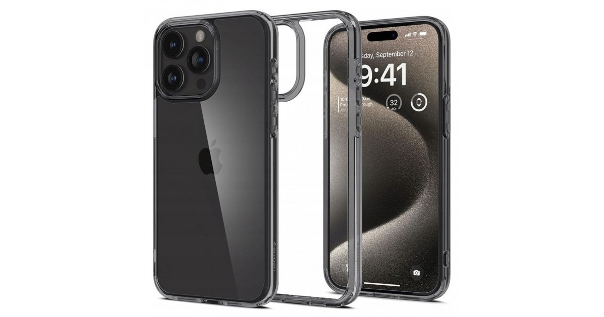 Husa pentru iPhone 15 Pro - Spigen Ultra Hybrid - Space Crystal