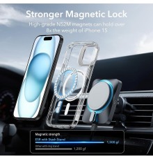 Husa pentru iPhone 15 Plus - ESR Classic Hybrid HaloLock Kickstand - Clear